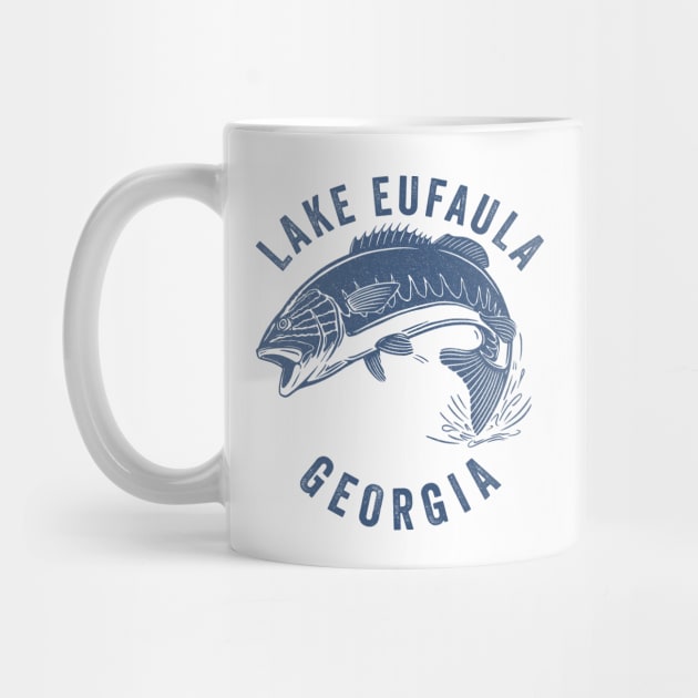 Eufaula Lake Georgia by Eureka Shirts